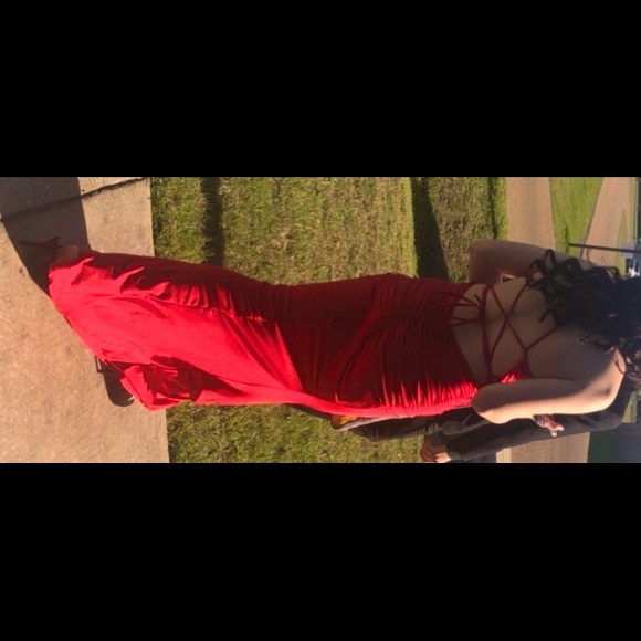 J.OUR RED PROM DRESS SIZE S - Picture 3 of 13